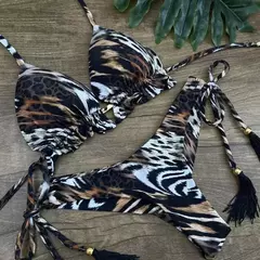 RUOTONGSEPT-maiô atado para mulheres, conjunto de biquíni listrado, moda praia sexy tanga, biquínis brasileiros bandagem, 2022 - loja online