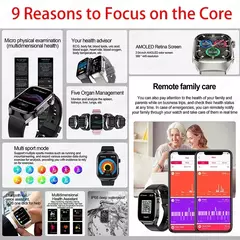 Micro exame físico de grau médico relógio inteligente para homens, ECG, PPG, glicose no sangue, freqüência cardíaca, pressão arterial, relógios de saúde, novo, 2024 - Wolf Magazine