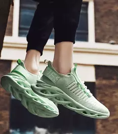 Imagem do Tênis de malha respirável masculino, Sapatos casuais volumosos, Luxo, Clássicos, Tendências originais, à venda, Primavera, Outono, 2022