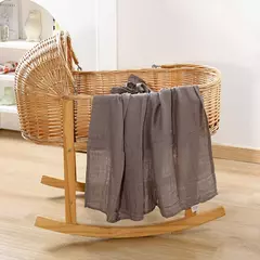 Kangobaby-Cobertor De Swaddle De Musselina De Algodão De Bambu Do Bebê, Toalha De Banho De Recém-nascidos, Colcha Infantil, Monocromática, My Soft Life, Tamanho 120x110cm na internet