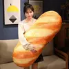 Travesseiro De Pelúcia De Pão Francês, Imagens De Impressão Recheada, Plushie De Comida, Decoração De Prop Do Partido, Presente Do Homem Do Companheiro De Dormir