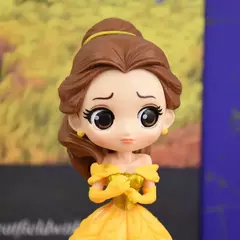 14cm disney q posket bela e a fera brinquedos belle pvc princesa figuras ação brinquedo modelo colecionável