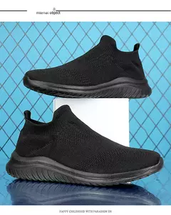 Sapatilhas leves casuais masculinas, meias confortáveis, sapatos de caminhada, novo, primavera, 2022 - comprar online