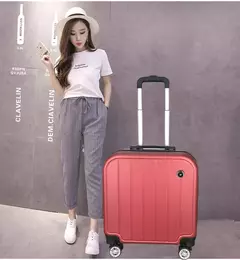 ABS Bagagem Pull Bar Box, Saco De Alta Qualidade, 18 Polegada Mala, Sacos De Via na internet