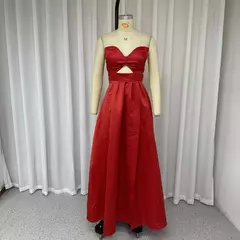 Conjunto de vestido Halter sem mangas, vestido Halter, saia de cintura alta, saia de um passo, monocromática, sexy, apropriada para festa, moda cabeça