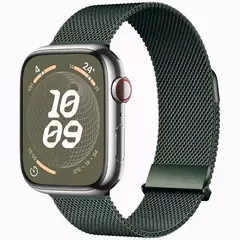 Correia para Apple Watch Band, Pulseira Milanese, Cinto de Metal, 45mm, 44mm, 42mm, Ultra 49mm, 38mm, 40mm, 41mm, iWatch Series 9, 8, 7, 6, 5, 3, SE - comprar online