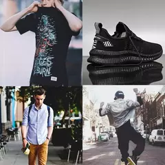 Tênis de corrida leve para homens, calçados esportivos respiráveis, tênis antiderrapante masculino, tênis flexível, com renda, moda ao ar livre, 2024