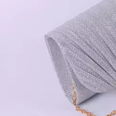 Clássico Embreagem Plissada Com Borda De Metal Dourado, Nova Jóias De Moda, Saco De Jantar Especial Do Partido - comprar online