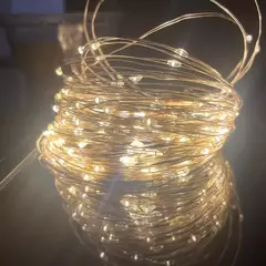Led silver Wire Fairy Lights USB Powered LED String Lights Garland à prova d'água ao ar livre para Natal Party Wedding DIY Decoração - loja online