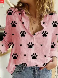 Blusa de linho de algodão vintage feminina, camisa manga comprida, tops femininos de qualidade, primavera e outono - loja online