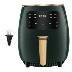 Tamanho da família elétrica fritadeiras de ar quente forno oilless fogão com lcd digital para tela de toque & antiaderente destacável 1 transporte da gota - loja online
