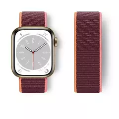 Série 9, 8, SE, 7, 6, 5, 4, 3, 49mm, Loop de Nylon para Apple Watch Band, Ultra-2, iWatch Strap, 44 milímetros, 40 milímetros, 45 milímetros, 41 milímetros - loja online