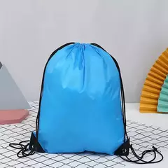 Impermeável Foldable Gym Bag, Bundle Pocket, Mochila de Fitness, Cordão, Loja de Bolso, Caminhadas, Acampamento, Natação, Homens, Mulheres Sacos Esportivos