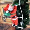 Boneca de Escada Papai Noel, Decoração de Árvore de Natal, Porta Interior, Parede, Pingente, Presentes de Ano Novo