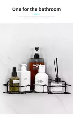 Prateleiras De Banheiro De Liga De Alumínio, Prateleira De Canto Sem Broca, Rack De Armazenamento De Chuveiro, Suporte, Organizador De Maquiagem De Banheiro, Fornecimento De Parede De Shampoo - Wolf Magazine