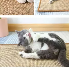 Sisal Mat Board para Cat Scratcher, Sharpen Nails, Scratching Post, Sofa Mats, Protetor de Móveis, Brinquedos - Wolf Magazine