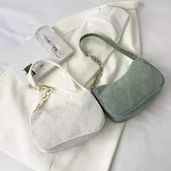 Bolsas de veludo vintage feminino, bolsa axilas, bolsas de ombro com zíper, bolsas pequenas, embreagem casual macia, moda feminina, outono, inverno - Wolf Magazine