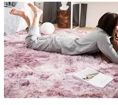 Tapete cinzento para sala de estar tapete de pelúcia cama quarto piso tapetes macios anti-deslizamento decoração da casa tapetes de veludo macio cobertor do quarto dos miúdos - comprar online