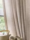 Espessamento algodão e linho Semishading Cortinas, estilo coreano, Fit para Quartos, salas andcurtains e poliéster