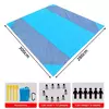 Impermeável Extra Large Outdoor Camping Mat, Cobertor de praia, Dobrável, Areia Livre, Colchão de bolso, Portátil, Leve, Piquenique