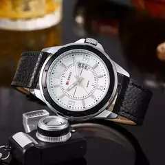 Imagem do Curren-Relógio Quartz Masculino, Relógios de Fábrica, Moda de Luxo, Relógio de pulso casual, Data Watch