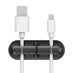 Auto-adesivo Cabo Winder, Suporte de Carregamento USB, Fio Envolvido Cabo, Organizador Da Mesa, Material de Escritório, Desktop, 3, 5, 7 Clips