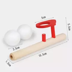Montessori Whistle Ball para Crianças, Sopro Flutuante, Bolas de Tubulação, Brinquedo Sensorial para Bebê, Habilidades Motoras Finas, Brinquedos Educativos - comprar online