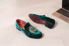 Sapatos de couro de camurça para homens, sapatos de casamento, sapatos baixos Oxford, mocassins bordados, tamanho grande, alta qualidade, designer, luxo, festa - Wolf Magazine