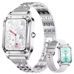 LIGE-AI Controle de Voz Relógio Inteligente para Mulheres, Esporte Fitness Smartwatch, Pulseira Full Touch, Chamada Bluetooth, À Prova D 'Água, Moda Feminina - loja online