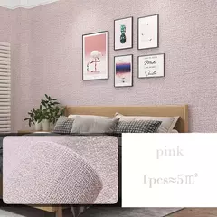 Grosso auto-adesivo isolamento térmico Wallpaper, cor lisa, 3D Linen Stickers, Anti-Colisão Renovação, 10m - Wolf Magazine