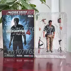 Neca figura unncharted 4 final do ladrão nathan drake figura de ação modelo brinquedos conjunta boneca móvel presente aniversário para crianças
