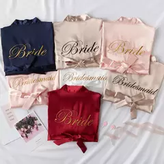 Vestido de dama de honra para mulheres, roupão sexy, roupão curto, quimono casual, design de flores, tamanho m, l, xl