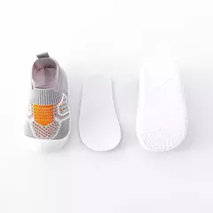 Sapatos de malha respirável para recém-nascido, meias infantis, fundo macio, antiderrapante, menino e menina, 0 a 5 anos, verão - loja online