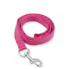 Coleira de nylon para cães de estimação, corda de chumbo com fecho de liga para treinamento de caminhada, corda longa de 1.5m, 7 cores