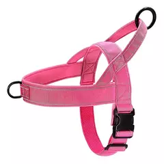 Novo coleira de colete para cães, cinta peitoral grande para cães, cavalo, golden retriever, coleira lateral de pastor, conjunto de arnês e coleira para animais de estimação - comprar online