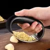 Triturador De Imprensa De Alho De Aço Inoxidável, Mincer Manual, Ferramenta De Corte, Ferramentas De Frutas Vegetais, Acessórios De Cozinha, Gadget