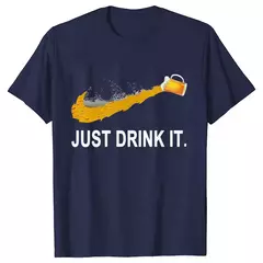 Camiseta de manga curta masculina preta, camiseta de cerveja engraçada, tops de rua, roupas novas da moda, verão - comprar online