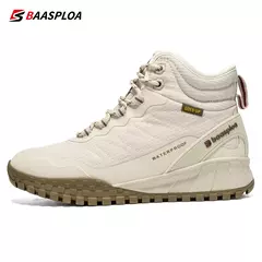 Baasploa-Botas de pelúcia quentes para mulheres, sapatos de caminhada impermeáveis, tênis de neve antiderrapante, conforto, inverno, novo na internet