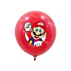 10 pçs mario bros balão conjunto kawaii anime figura balões crianças feliz aniversário festa decoração fornecimento crianças brinquedos presentes
