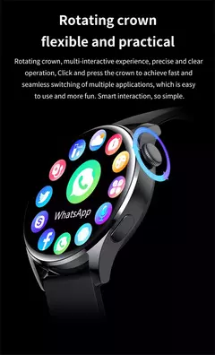 GT3 Pro AMOLED Smartwatch para homens e mulheres, tela HD, freqüência cardíaca, chamadas Bluetooth, à prova d'água, Android, iOS, 420x420, Novo, 2022 - loja online