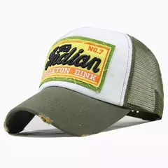 Unisex Breathable Mesh Baseball Cap, Carta Bordado, Hip Hop, Moda Verão, Homens, Mulheres - comprar online