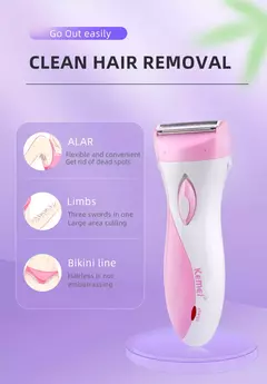 Kemei-3018 Women Shaver Wool Device Knife Electric Shaver Depilador De Lã Para Lady Shaver Female Care KM-3018 - loja online