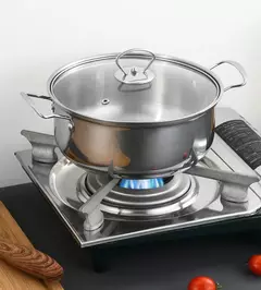 Imagem do Conjunto de panelas de aço inoxidável, Panelas Naturais, Conjuntos chineses de cozinha antiaderente, 10 Pcs
