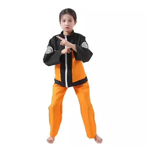 Deluxe meninos anime ninja cosplay traje crianças fantasia-vestido halloween carnvial vestir-se roupa de festa