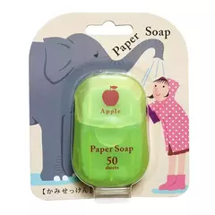 Imagem do Portátil Descartável Sabão Caixa De Papel, Viagem Lavar A Mão, Banho Limpo, Scented Slice Sheets, Mini Papel Sabão, Fontes Do Banheiro, 50Pcs