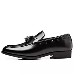 Imagem do Sapato masculino de cordões de couro PU, sapato de encaderno, casamento, negócios, formal, casual, moda, novo, tamanho grande