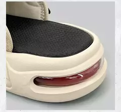 Sandália de dedo aberto respirável estilo graffiti masculina, chinelos esportivos casuais, ao ar livre, na moda, nova, tamanho 49, 2024 - comprar online
