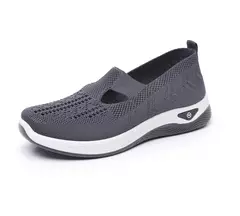 2025 tênis feminino respirável deslizamento em sapatos de caminhada malha baixa superior das mulheres sapatos vulcanizados sola macia sapatos femininos leves