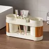 Conjunto Copo Escova de Dentes e Enxaguante Bocal, Prateleira de Creme Dental, Simples e Avançado, Tudo-em-Um, Lavagem do Banheiro, Porta-copos, Novo