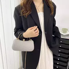 Pequena bolsa de ombro PVC para mulheres, bolsas crossbody, embreagem de viagem feminina, bolsa de luxo, festa, fofo, hit, 2023 - loja online